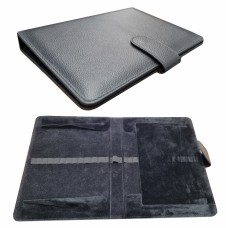 Hammacher Germany Instrument and Plier Case - Felt Lined - Elastic Holders- Side Clip - Black - EMPTY - 1pc